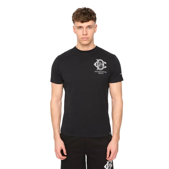 Duck and Cover - "Randolph" T-Shirt für Herren, Leger (Schwarz) - Image 1