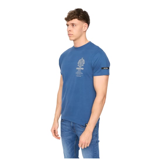 Duck and Cover - "Stoneham" T-Shirt für Herren, Angerauhte Baumwolle (Blau) - Image 3