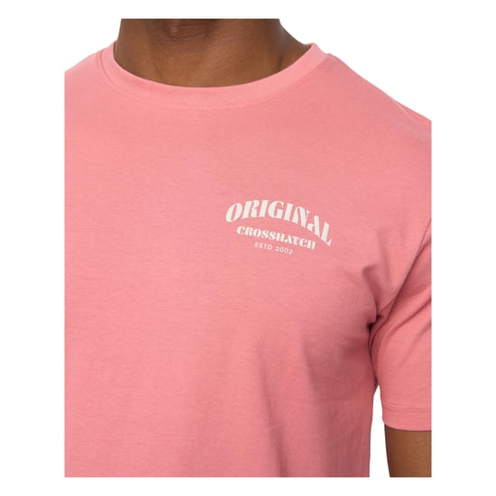Crosshatch - "Labstock" T-Shirt für Herren (Pink) - Image 2
