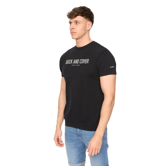 Duck and Cover - "Walpole" T-Shirt für Herren (Schwarz) - Image 3