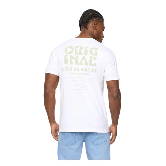 Crosshatch - "Wellmoores" T-Shirt für Herren (Weiß) - Image 2