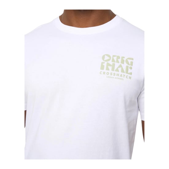 Crosshatch - "Wellmoores" T-Shirt für Herren (Weiß) - Image 3