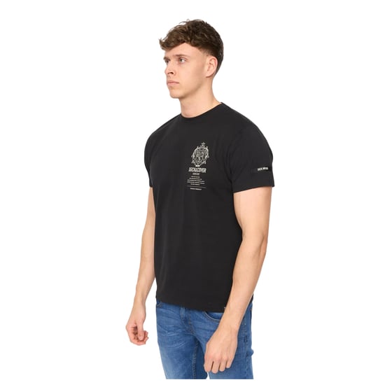 Duck and Cover - "Stoneham" T-Shirt für Herren, Angerauhte Baumwolle (Schwarz) - Image 3
