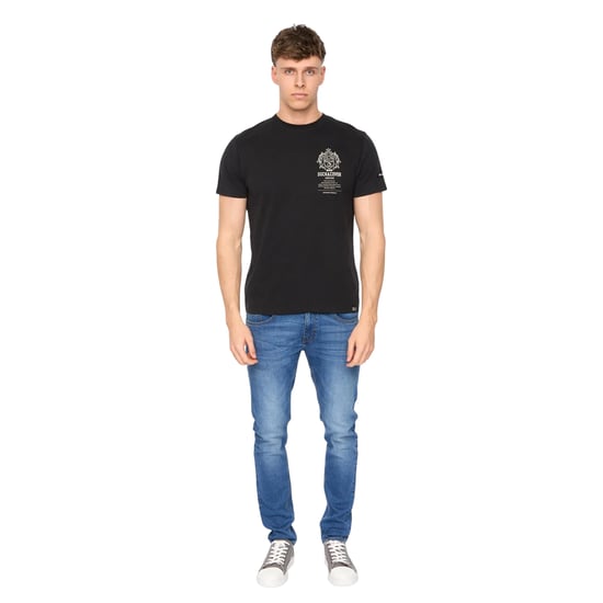 Duck and Cover - "Stoneham" T-Shirt für Herren, Angerauhte Baumwolle (Schwarz) - Image 4