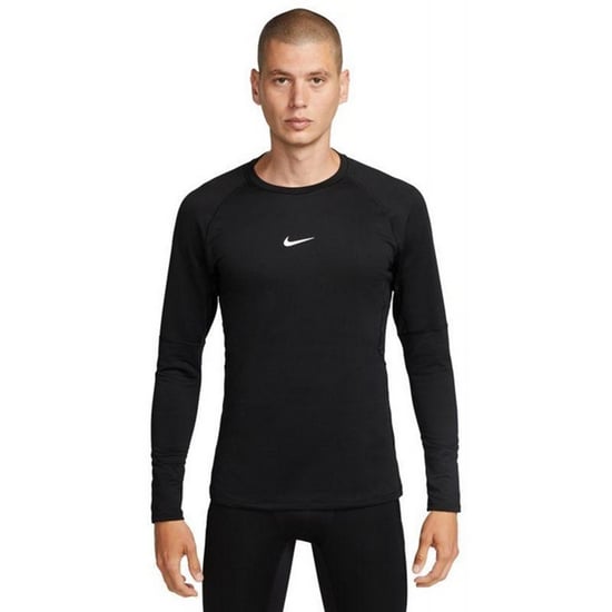 Nike - "Pro Warm" T-Shirt für Herren (Schwarz) - Image 1