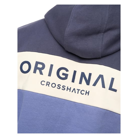 Crosshatch - "Castlebay" Kapuzenpullover für Herren (Blau) - Image 3