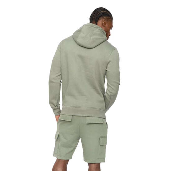 Crosshatch - "Bardon" Kapuzenpullover für Herren (Oliv) - Image 2