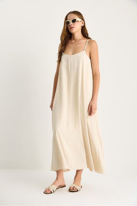 Maxi V-Ausschnitt Kleid - Image 4