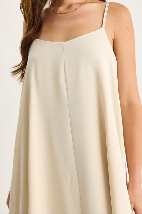 Maxi V-Ausschnitt Kleid - Image 5