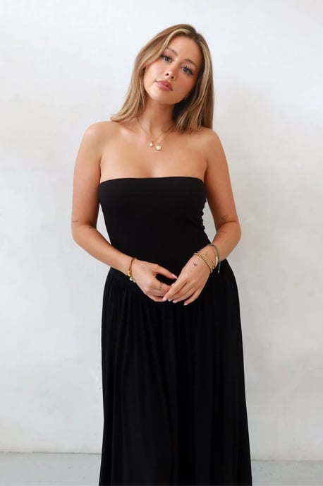 Sofie Bustier Fitted Maxikleid - Image 3