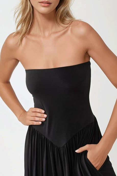 Sofie Bustier Fitted Maxikleid - Image 5