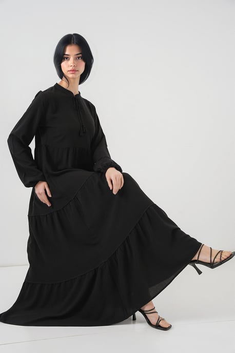 Maxikleid mit Schleifendetail - Image 3