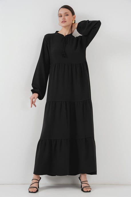 Maxikleid mit Schleifendetail - Image 4