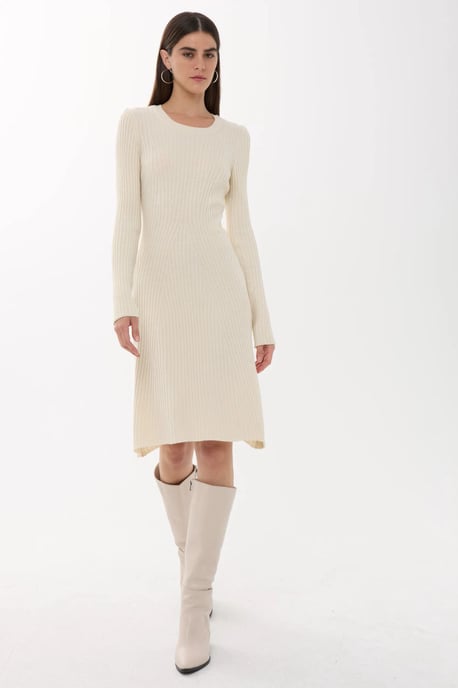 Strickkleid mit Rundhalsausschnitt - Image 1