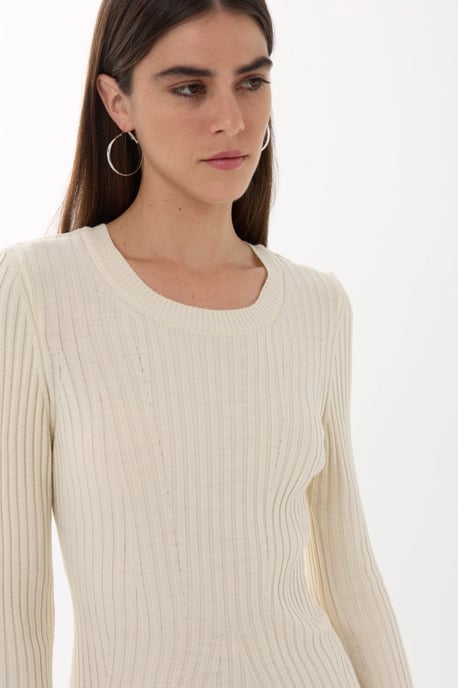 Strickkleid mit Rundhalsausschnitt - Image 5