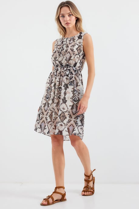 Mini-Kleid mit Bindeband und Schleifen-Detail - Image 4