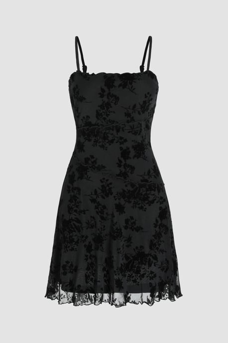 Blumenspitzen-Minikleid - Image 2