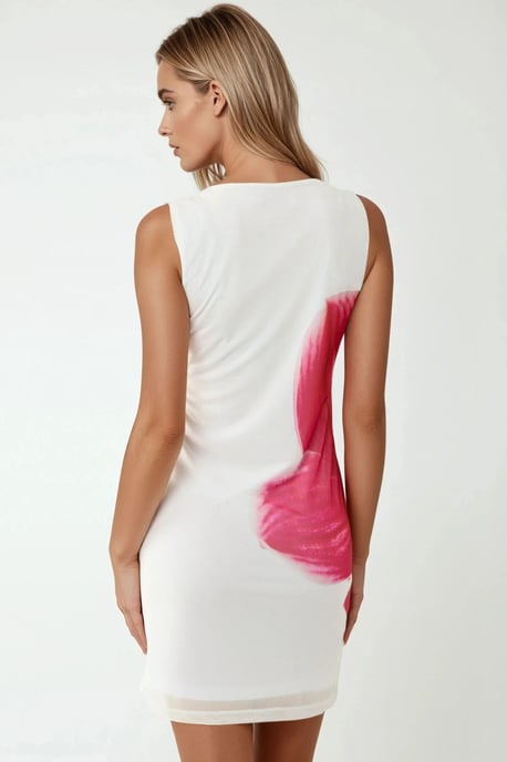 Körperbetontes Mini Kleid mit floralem Muster - Image 3