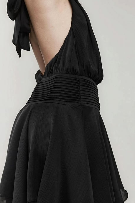 Strukturiertes Rollkragen-Minikleid - Image 4