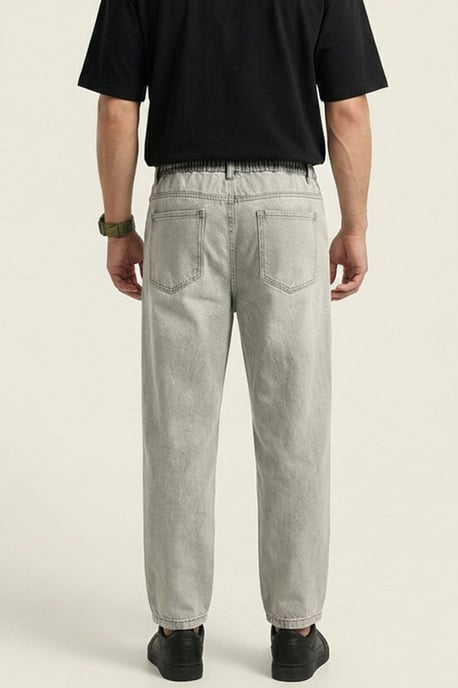 Elastische Denim-Hose mit Gummizug - Image 5