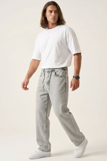 Lässige Denim-Hose - Image 3