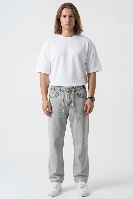 Lässige Denim-Hose - Image 4