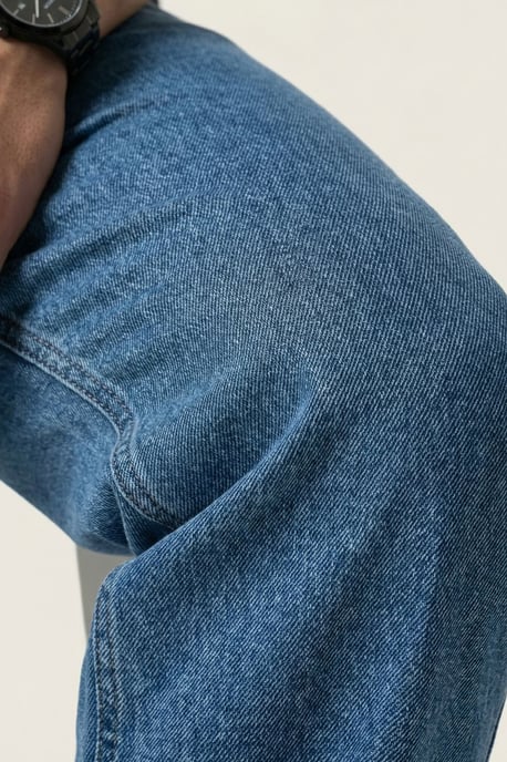Elastische Denim-Hose mit Gummizug - Image 3