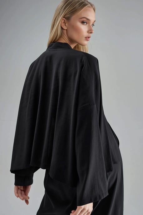 Langärmliger, lockerer Kimono - Image 3