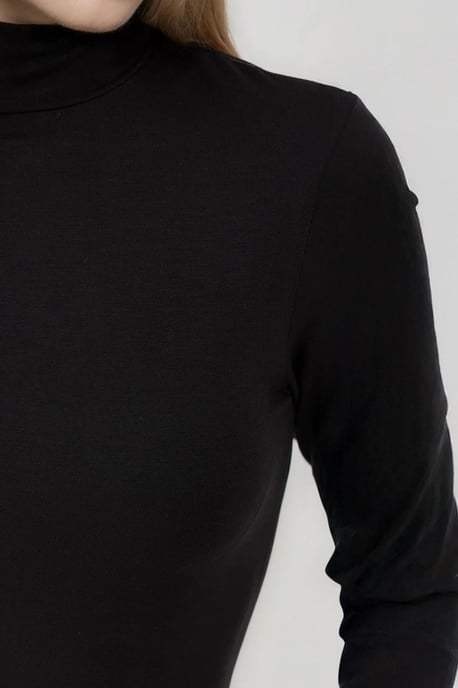 Slim Fit Halbkragenbluse - Image 2