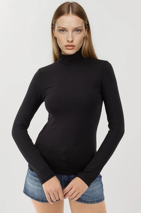 Slim Fit Halbkragenbluse - Image 6