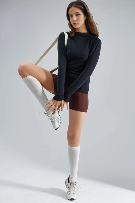 Slim Fit Halbturtleneck-Bluse - Image 5