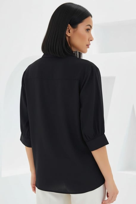 Poloshirt-Kragenshirt, lockere Passform - Image 3