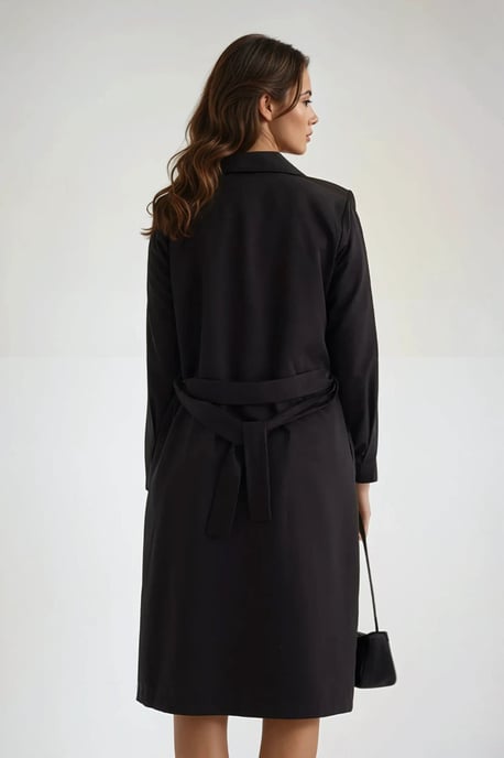 Doppelreihiger Gürtelt trenchcoat - Image 3