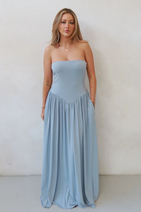 Sofie Bustier Fitted Maxikleid - Image 1