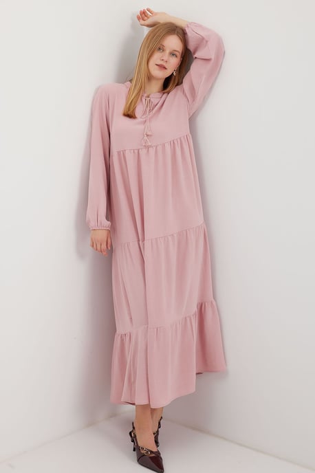 Maxikleid mit Schleifendetail - Image 4