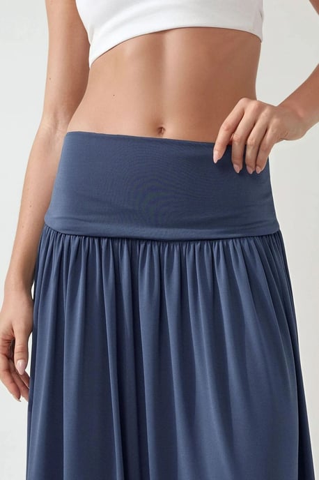 2-in-1 Midi Elastisches Strapless Kleid/Rock - Image 3