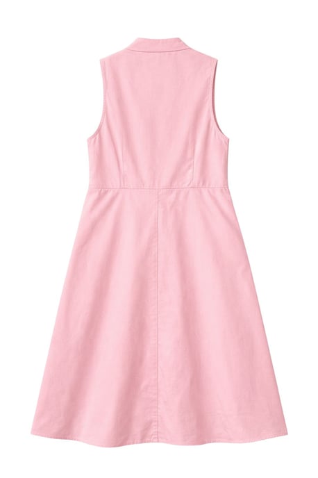 Geknöpfter Tippet-Kragen-Maxi-Kleid - Image 3