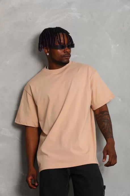Oversized Rundhals-T-Shirt - Image 2