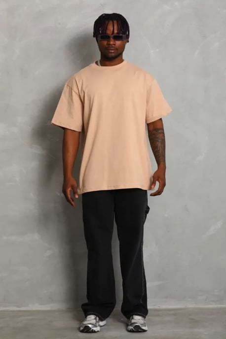 Oversized Rundhals-T-Shirt - Image 3