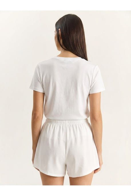 Besticktes Rundhals-T-Shirt - Image 4
