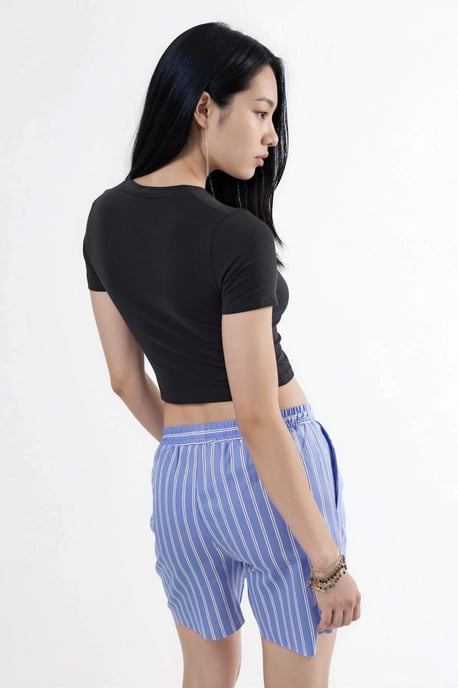 Crew-Neck Crop T-Shirt - Image 3