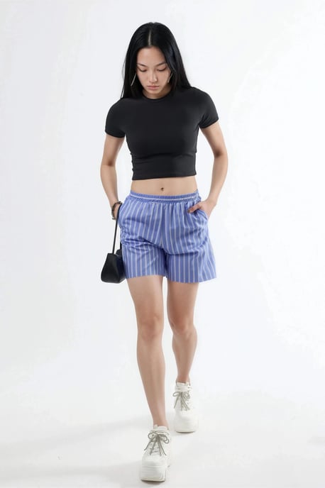 Crew-Neck Crop T-Shirt - Image 4