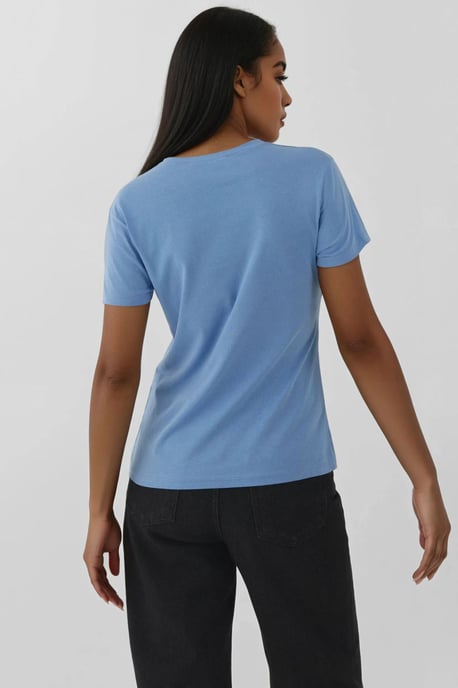 Regular Fit Rundhals Baumwoll-T-Shirt - Image 2