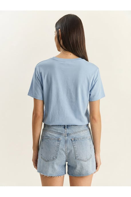 Besticktes Rundhals-T-Shirt - Image 4