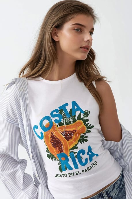 Slim Fit Bedrucktes Rundhals-T-Shirt - Image 2