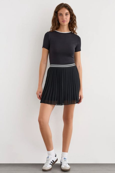 Basic Jersey Tee mit offenem Rücken - Image 1