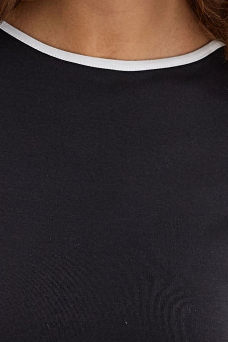 Basic Jersey Tee mit offenem Rücken - Image 6