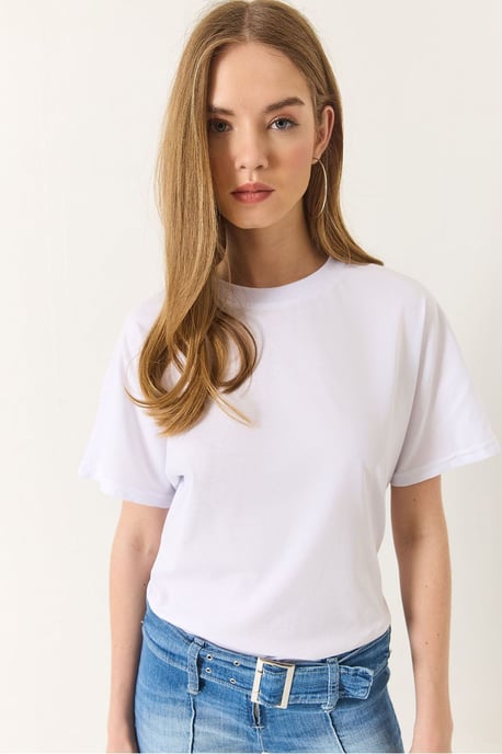 Baumwoll-T-Shirt mit Rundhalsausschnitt - Image 3
