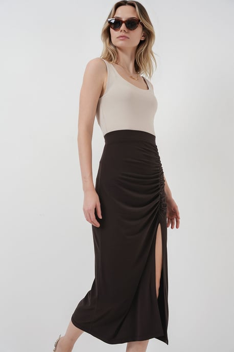 Maxi-Jerseyrock mit elastischem Bund - Image 4