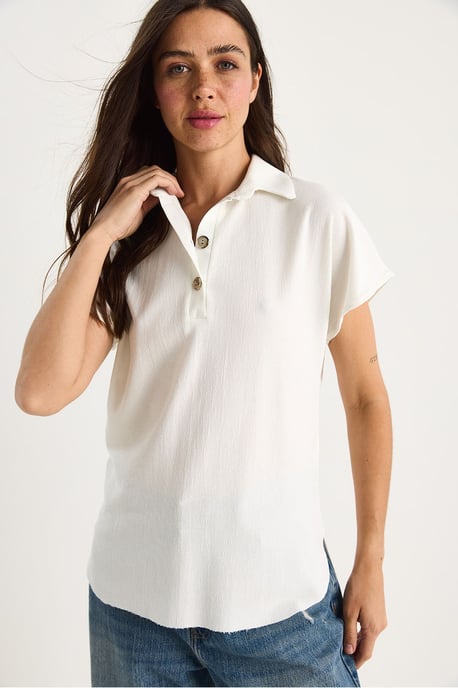 Lässiges Polo-T-Shirt mit Knopfleiste - Image 4